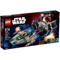 75150 Star Wars Vader TIE Advanced  vs A- Wing Starfighter's