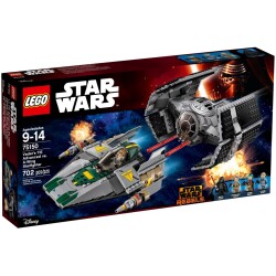 75150 Star Wars Vader TIE Advanced  vs A- Wing Starfighter's