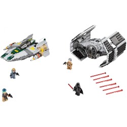 75150 Star Wars Vader TIE Advanced  vs A- Wing Starfighter's